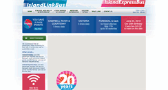 Desktop Screenshot of islandlinkbus.com